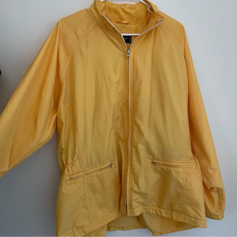 Eddie Bauer Rain Jacket Yellow | XXL